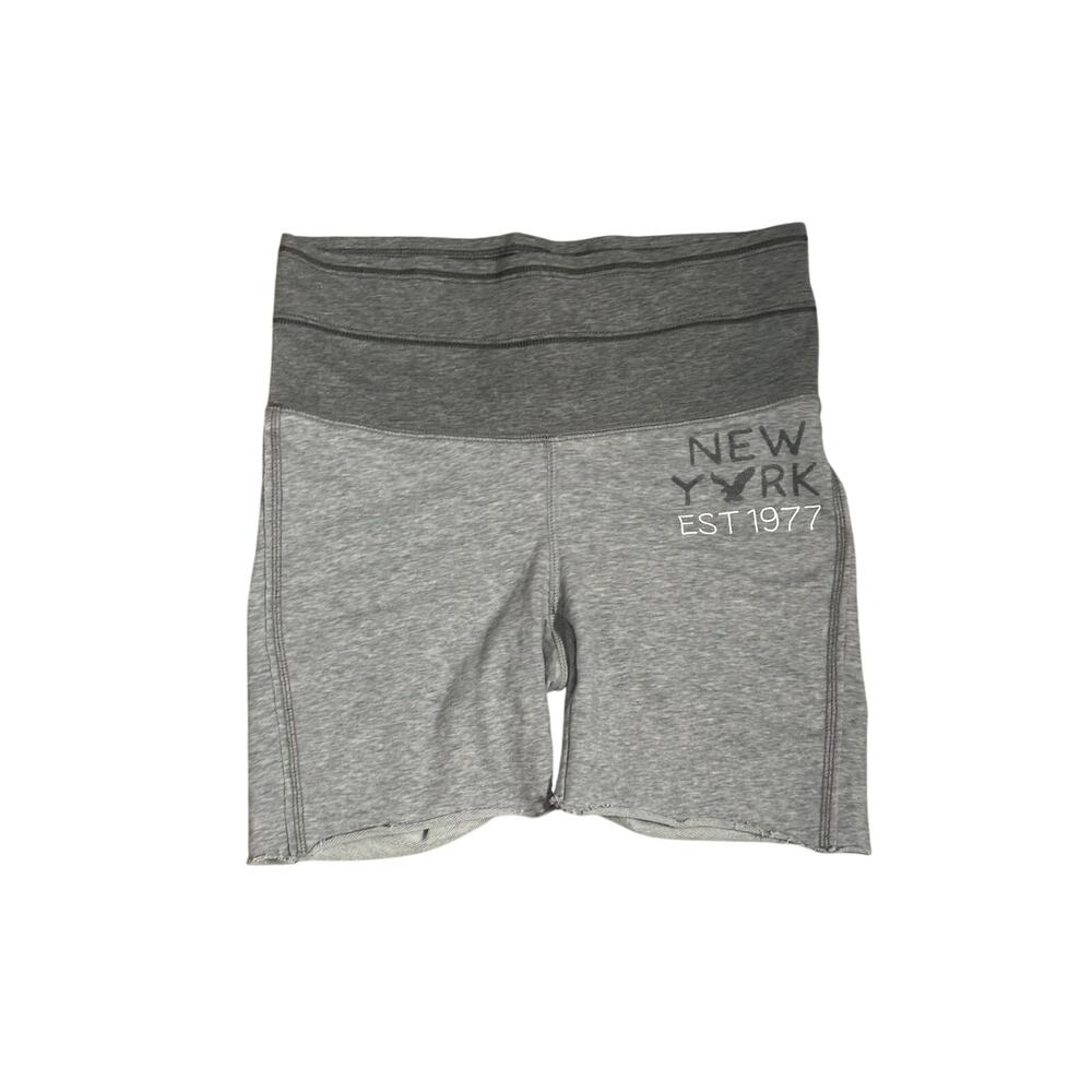American Eagle Outfitters Gray Fleece New York Yoga
Shorts,‎ Women's XS